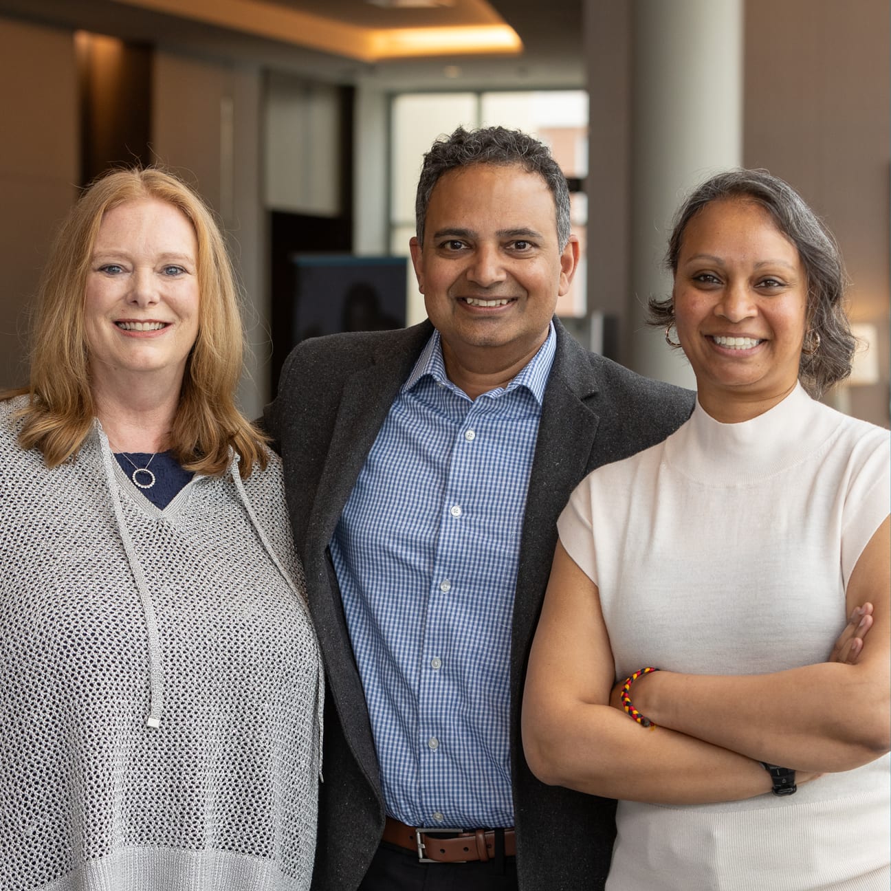 Image of three physician members at 2025 Leadership Conference.