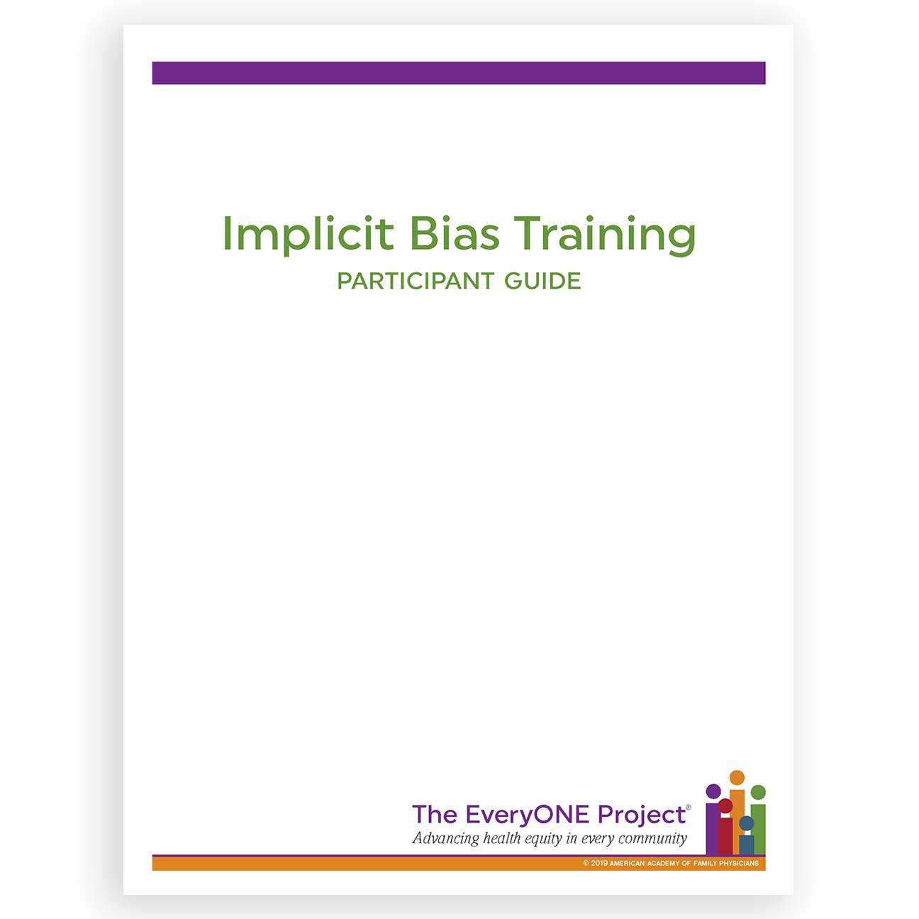 Cover of participants' guide