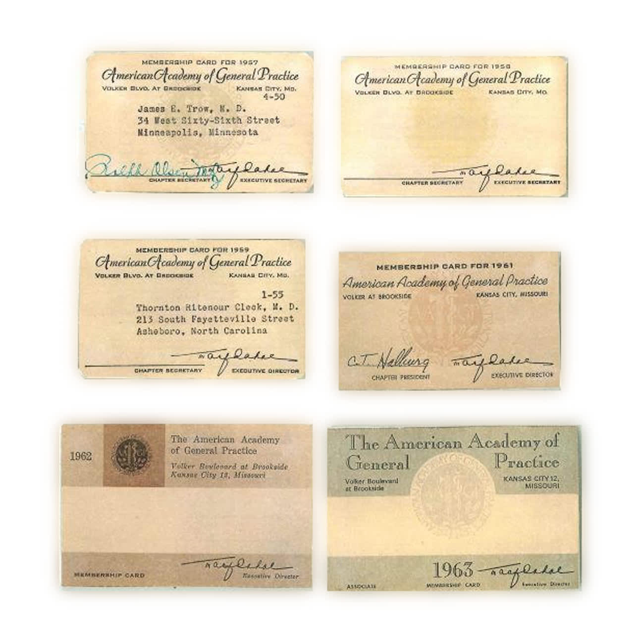 Image of archive documents from the Diamond Jubilee.
