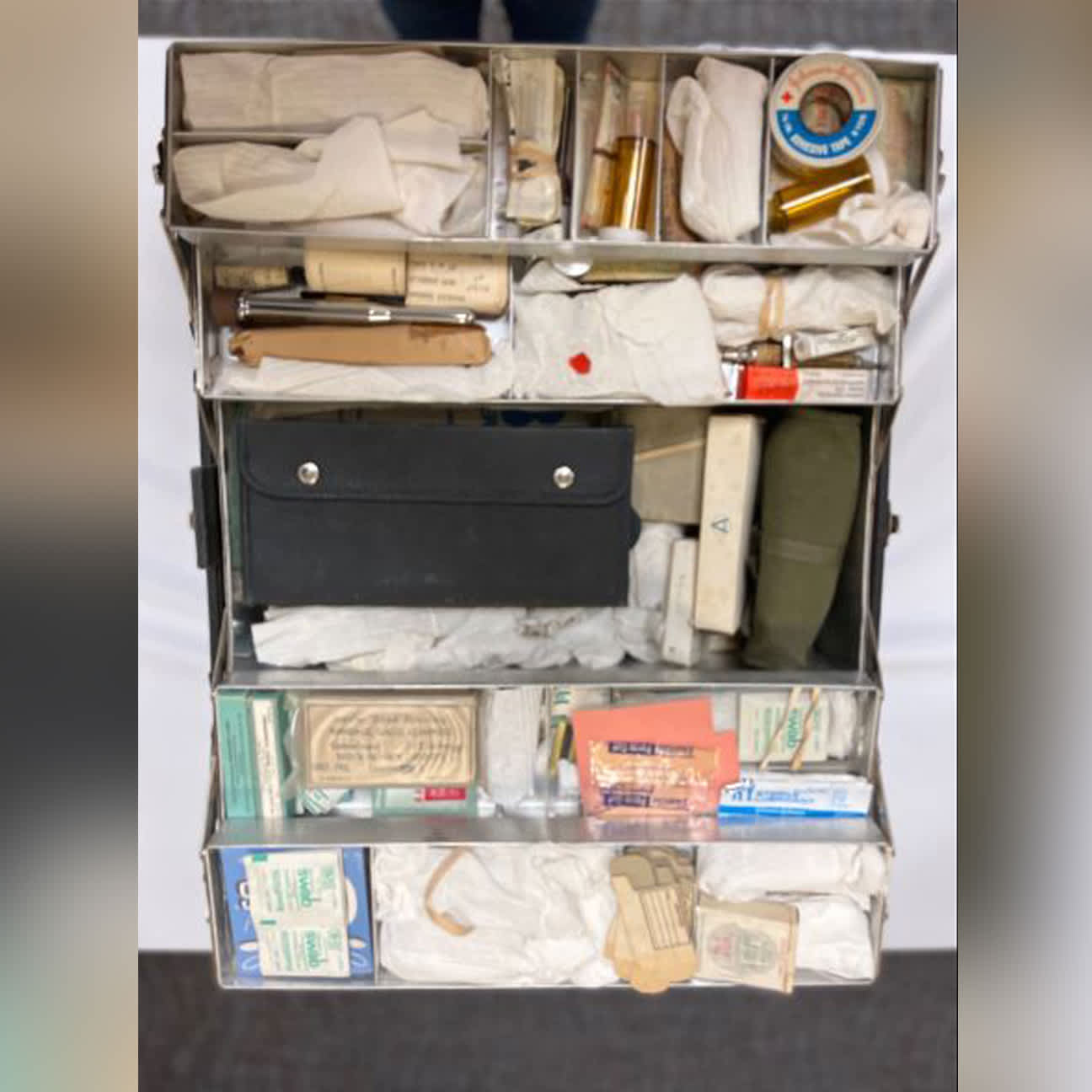 flight bag foundation packed luggage showing medical supplies Celebrating Diamond Jubilee