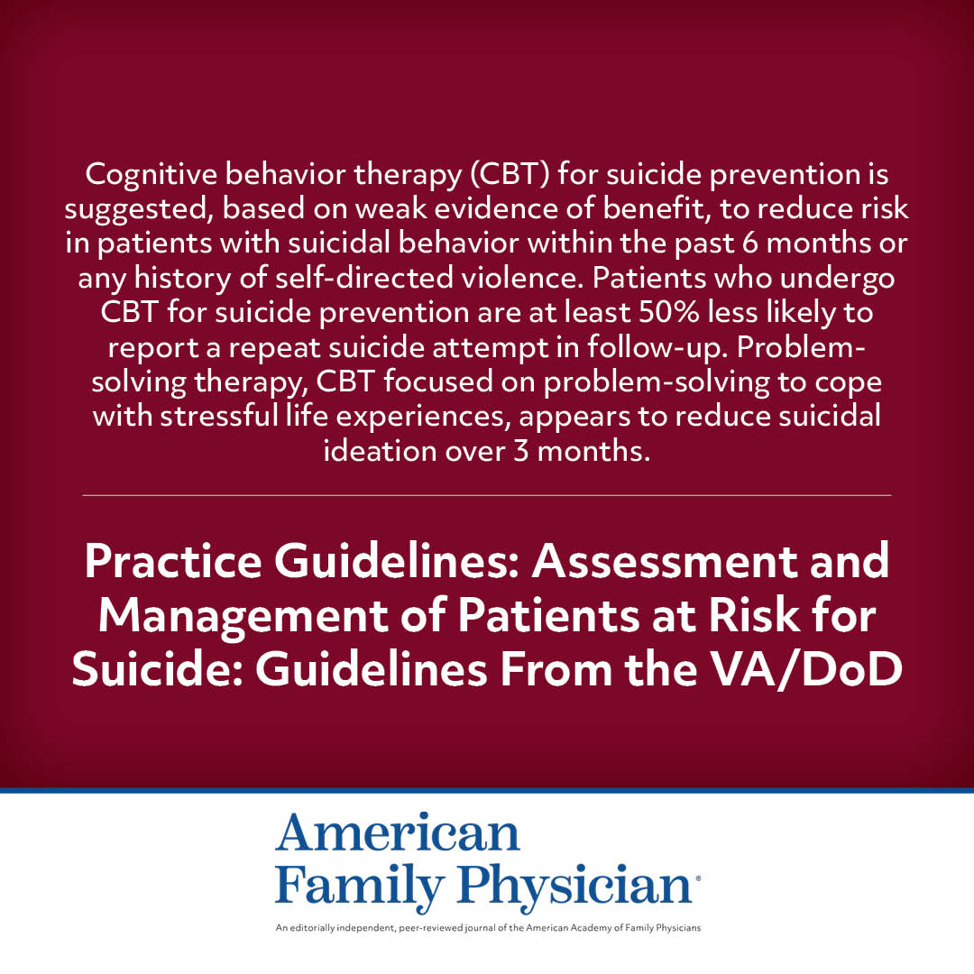 Assessment and Management of Patients at Risk for Suicide: Guidelines ...