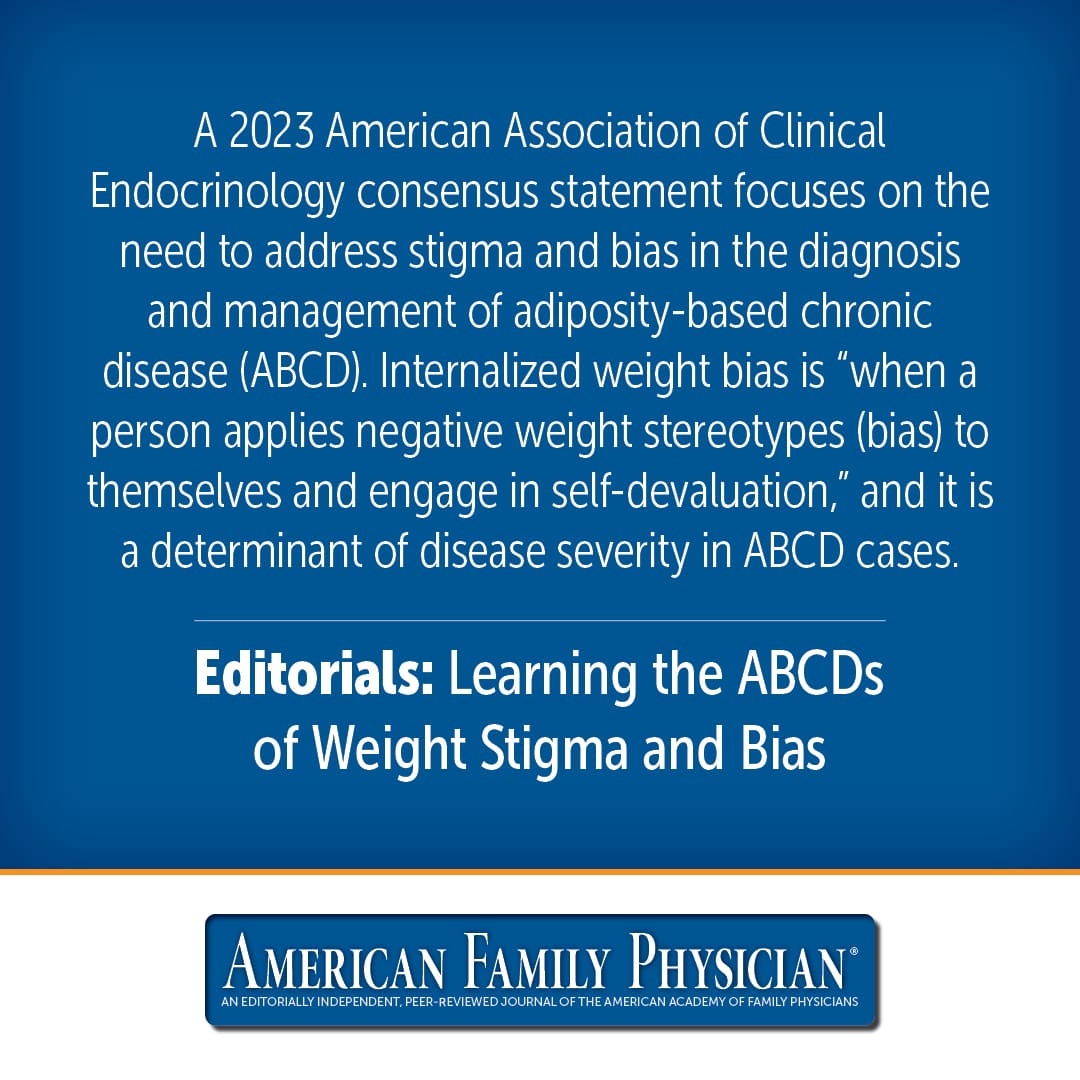 Learning the ABCDs of Weight Stigma and Bias | AFP