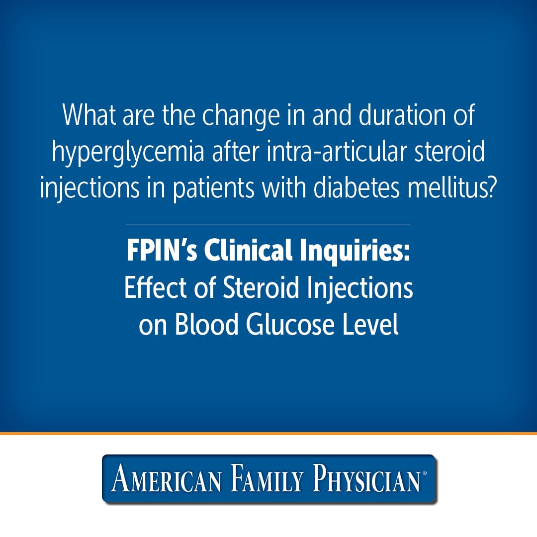 Levelon Injaction Effect of Steroid Injections on Blood Glucose Level | AFP