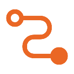 Conversion icon in orange