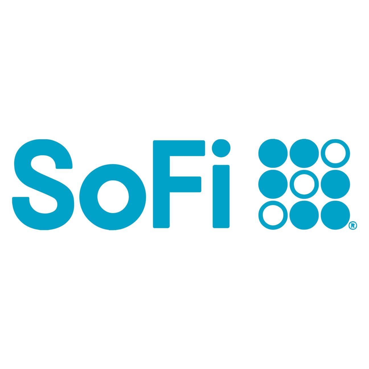 Sponsored partner logo, SoFi.