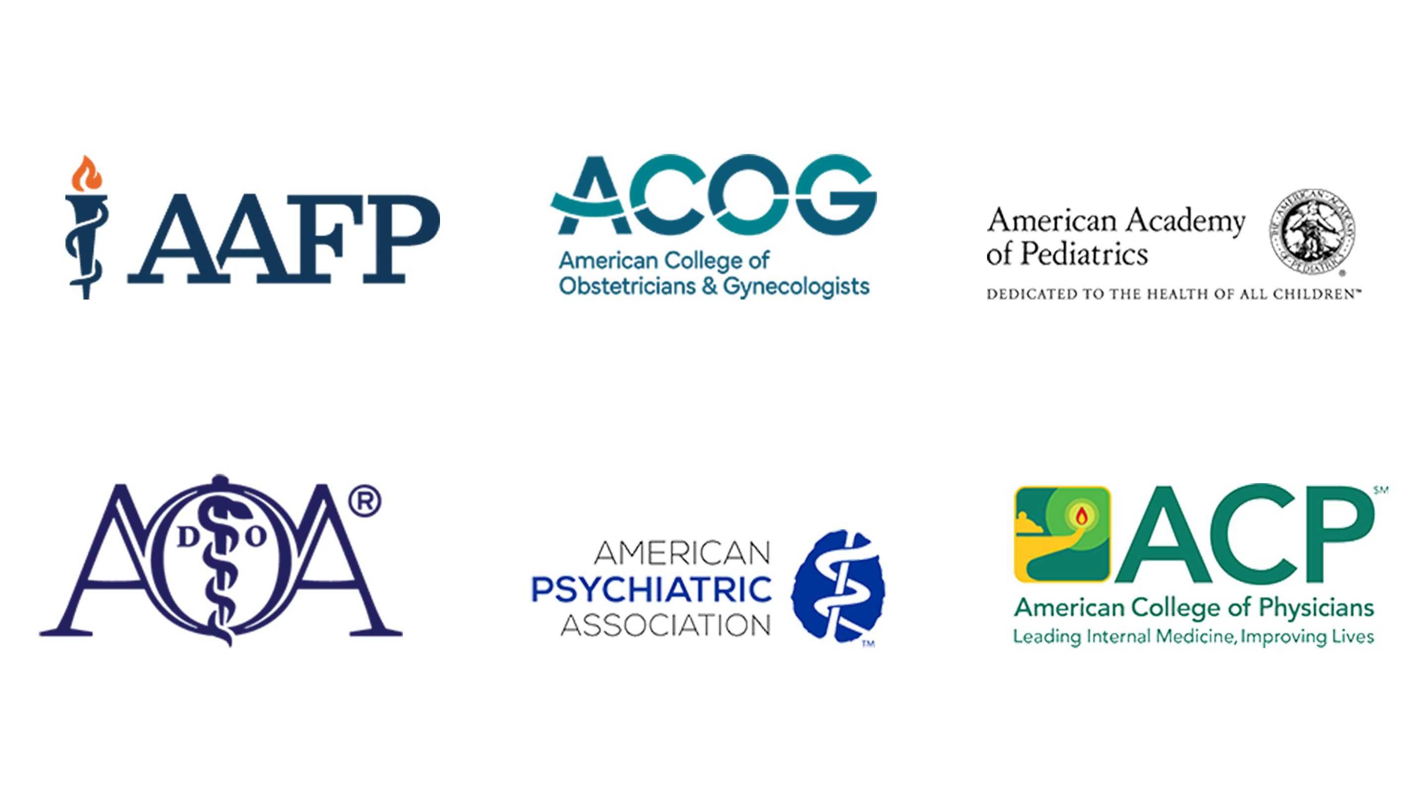 Group of Six partner logos on a white background.