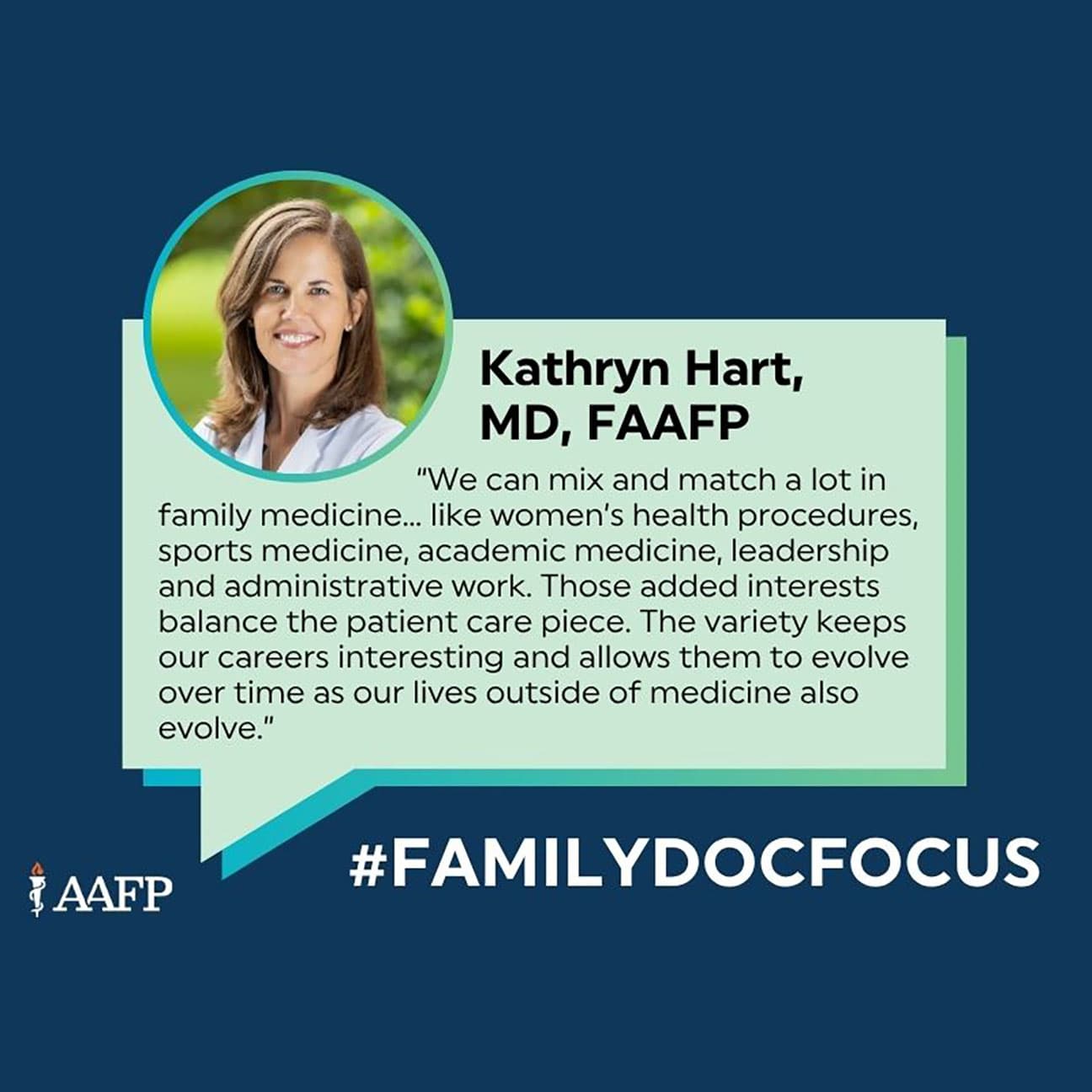 Kate Rampon FUTURE speaker champions family medicine's flexibility | AAFP