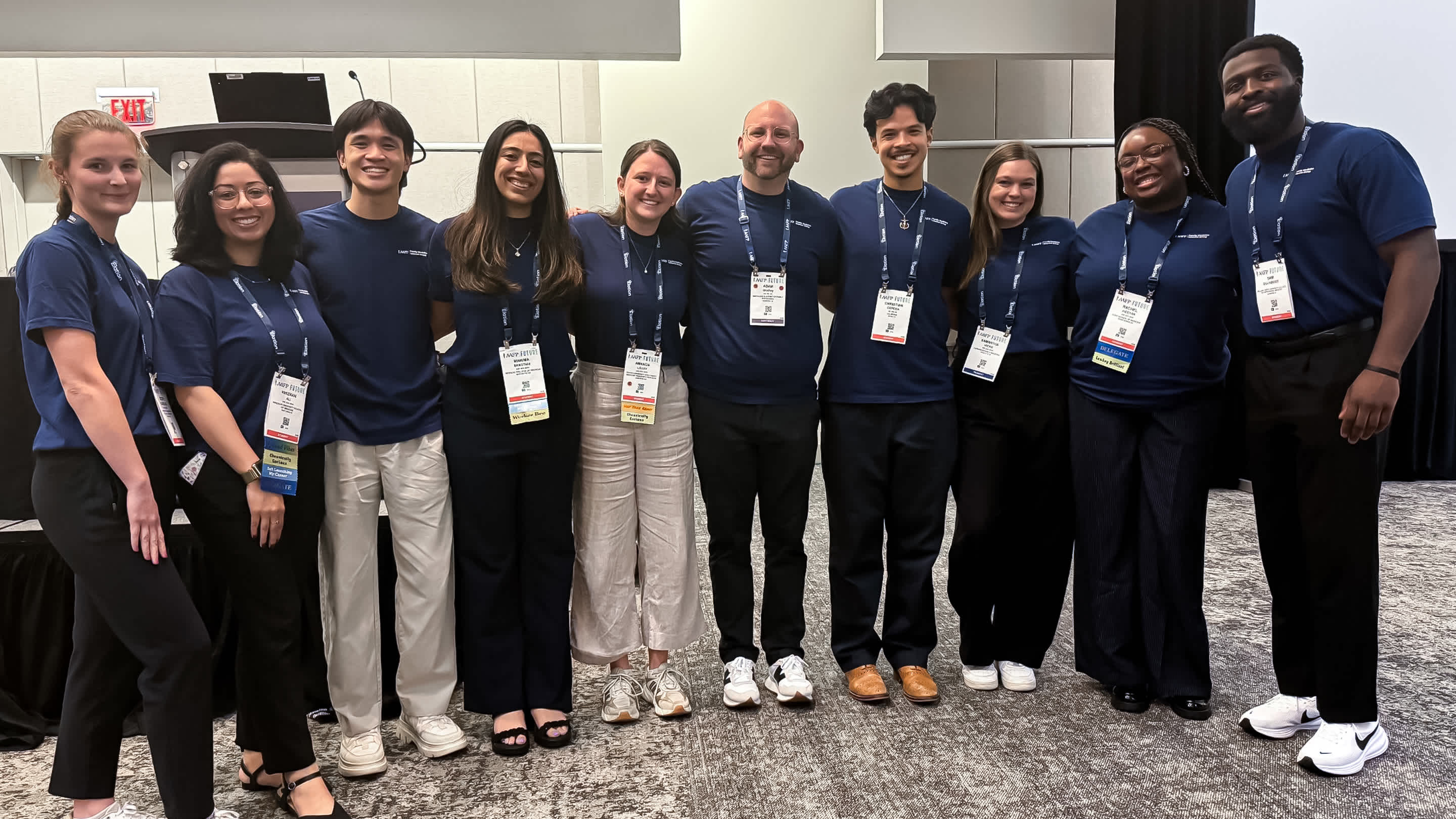 AAFP student leaders pose for a photo during the FUTURE conference.