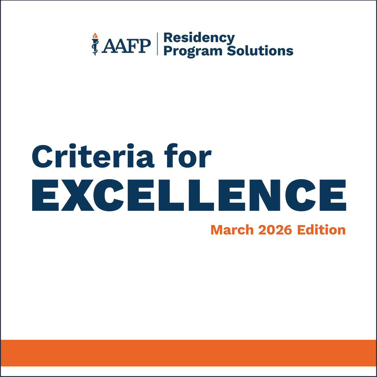 Cover image of 2025 Criteria for Excellence publication, available for purchase.