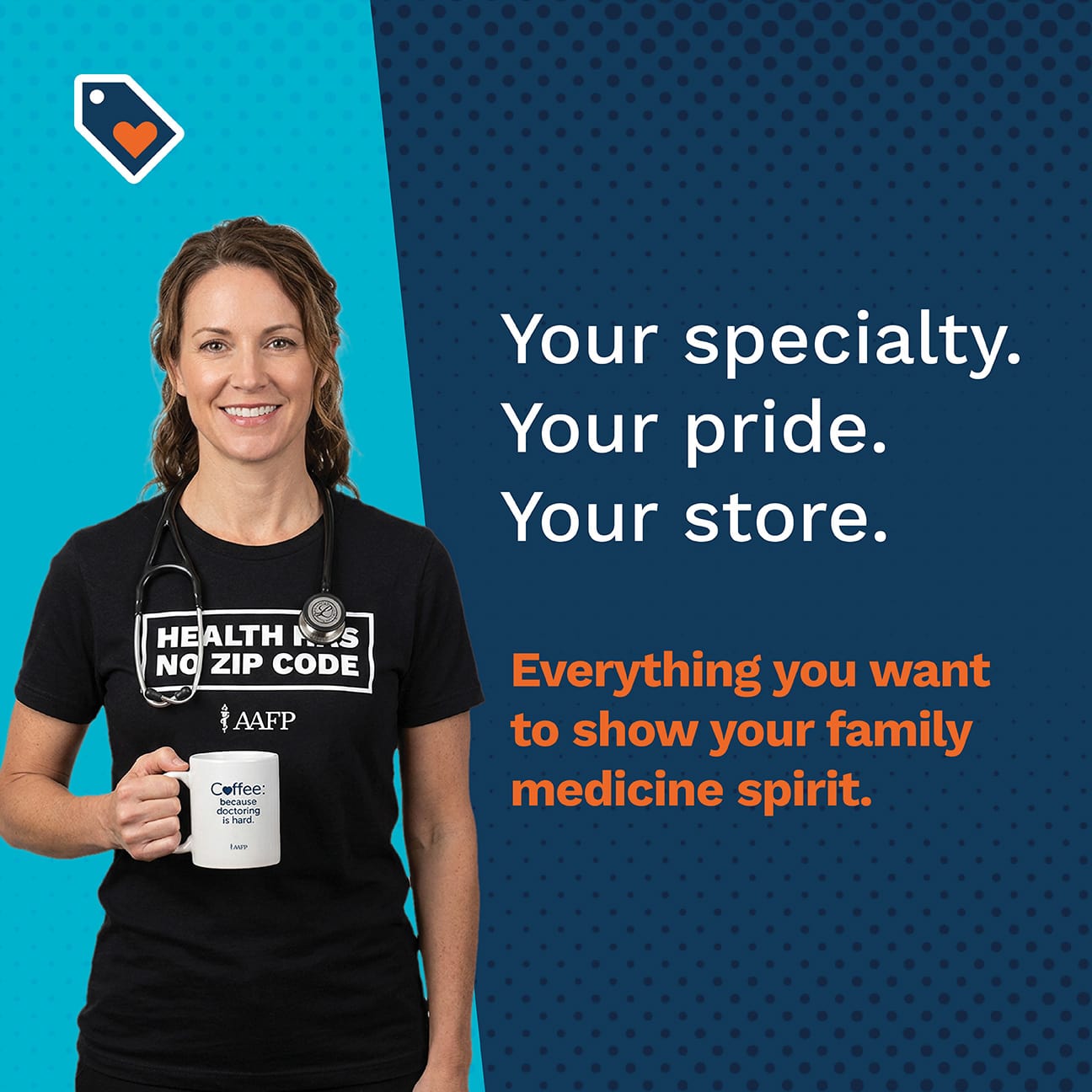 Example image of aafp store merchandise.