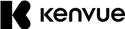 Kenvue logo in black.